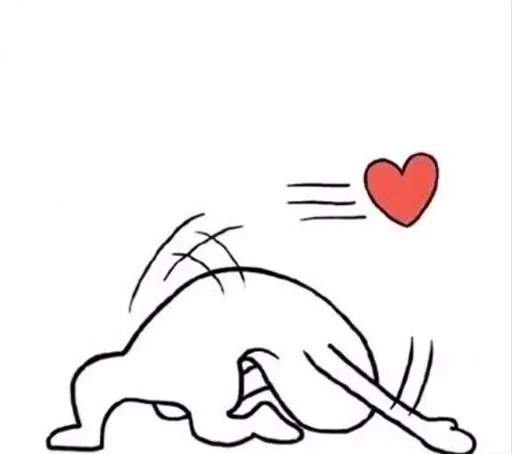 ❤️‍🩹 Стикер «я вас люблю(нет)» для Telegram
