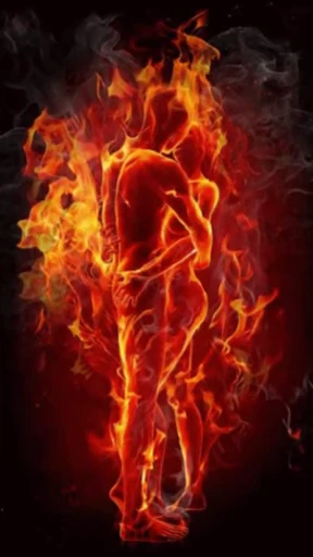 💓 Стикер «Love & Flame» для Telegram
