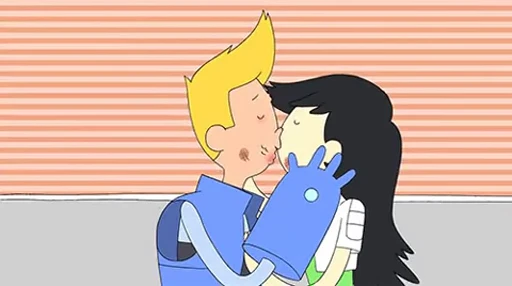 😘 Стикер «Love in cartoons» для Telegram