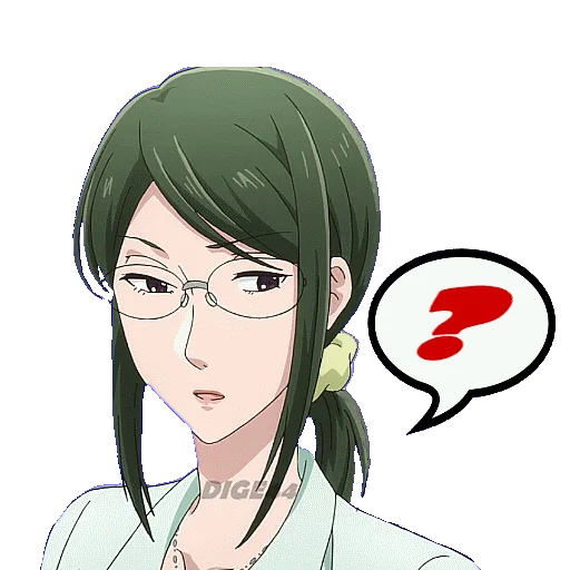 ❓ Стикер «LOVE IS HARD FOR OTAKU» для Telegram
