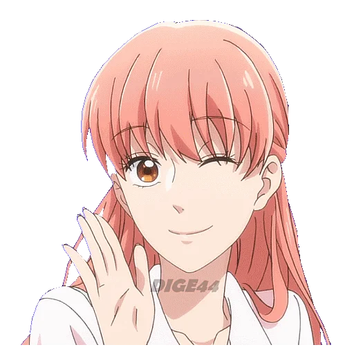 😉 Стикер «LOVE IS HARD FOR OTAKU» для Telegram