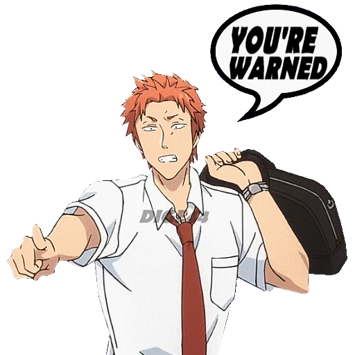 ⚠️ Стикер «LOVE IS HARD FOR OTAKU» для Telegram