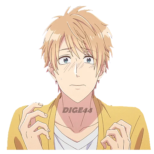 🥴 Стикер «LOVE IS HARD FOR OTAKU» для Telegram