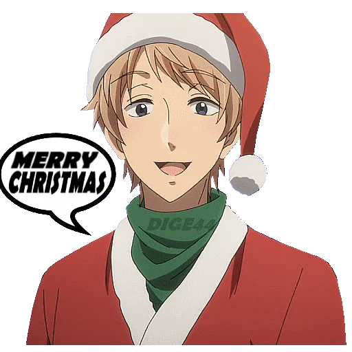 🎅 Стикер «LOVE IS HARD FOR OTAKU» для Telegram