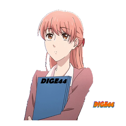 😐 Стикер «LOVE IS HARD FOR OTAKU» для Telegram