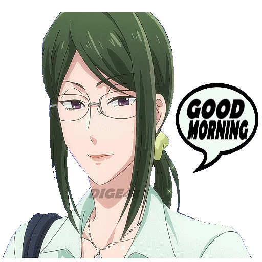 🛏 Стикер «LOVE IS HARD FOR OTAKU» для Telegram