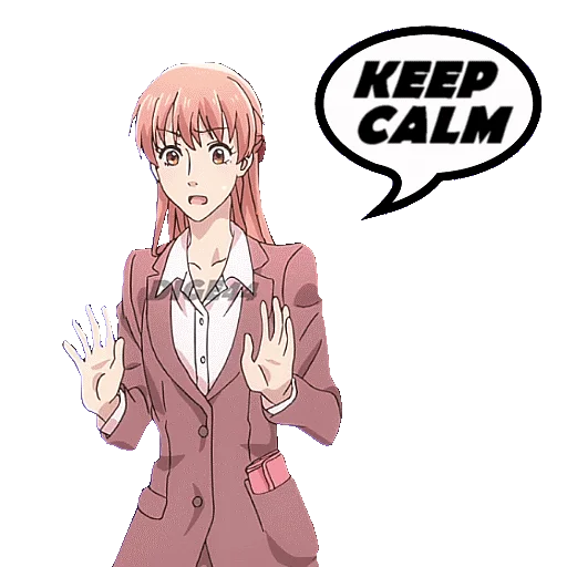 🙌 Стикер «LOVE IS HARD FOR OTAKU» для Telegram