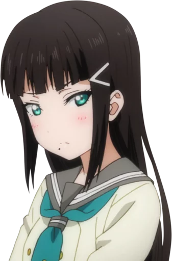 😕 Стикер «Love Live! Sunshine!!» для Telegram