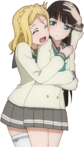 👭 Стикер «Love Live! Sunshine!!» для Telegram