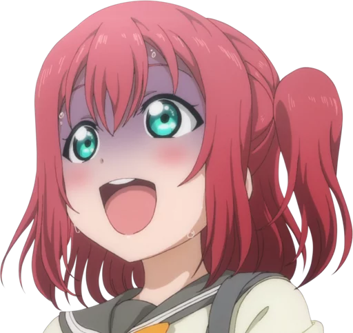 😰 Стикер «Love Live! Sunshine!!» для Telegram
