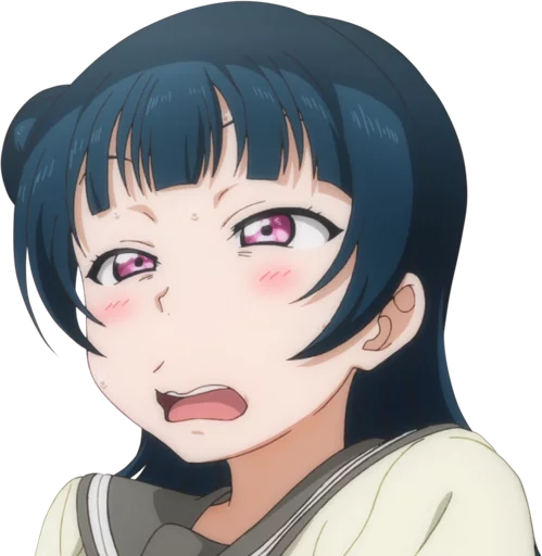 😥 Стикер «Love Live! Sunshine!!» для Telegram