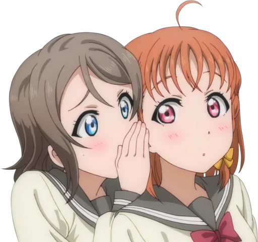 👂 Стикер «Love Live! Sunshine!!» для Telegram