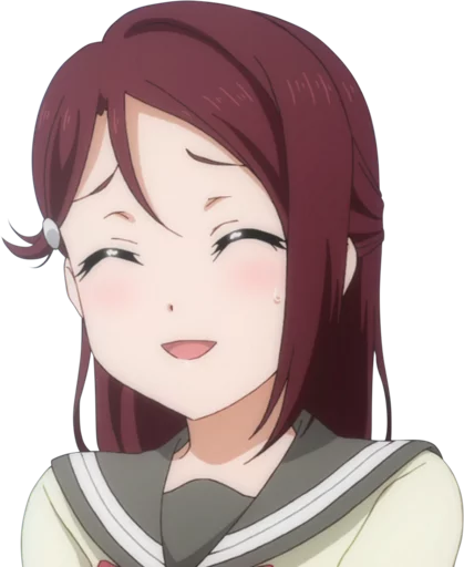 😔 Стикер «Love Live! Sunshine!!» для Telegram