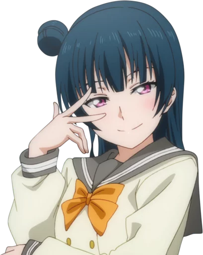 ✌ Стикер «Love Live! Sunshine!!» для Telegram
