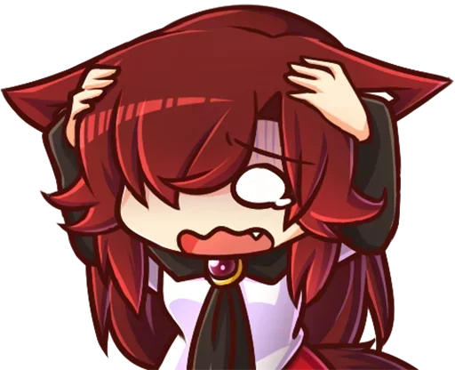 😨 Стикер «Kagerou» для Telegram