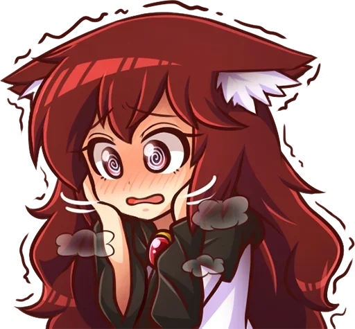 😨 Стикер «Kagerou» для Telegram