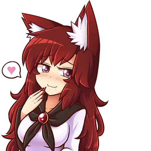 ❤️ Стикер «Kagerou» для Telegram