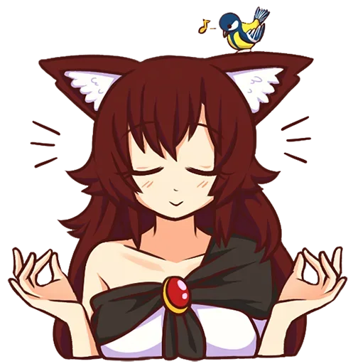 😇 Стикер «Kagerou» для Telegram
