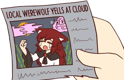 😭 Стикер «Kagerou» для Telegram