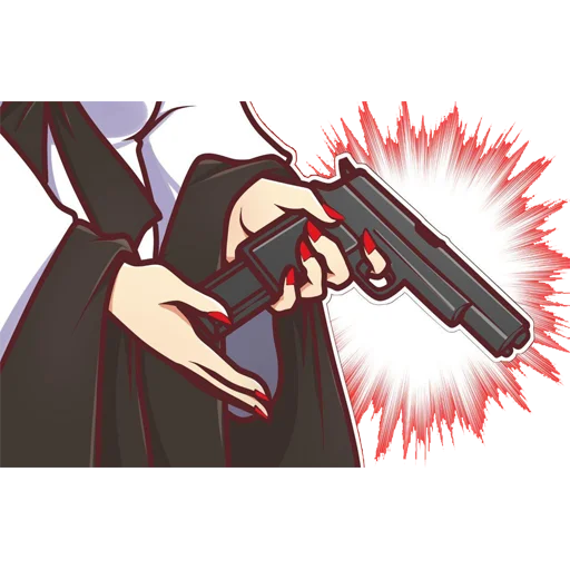 🔫 Стикер «Kagerou» для Telegram