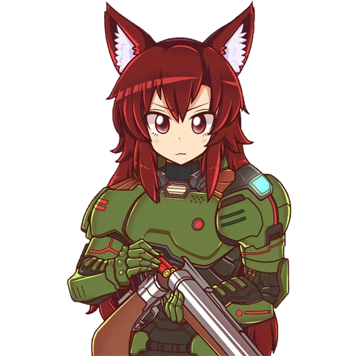 👮‍♀️ Стикер «Kagerou» для Telegram