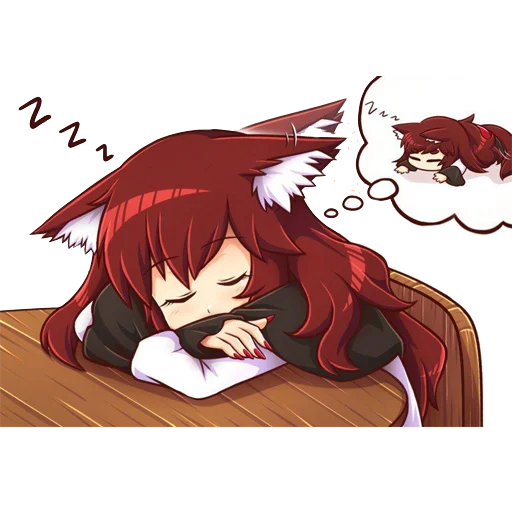 😴 Стикер «Kagerou» для Telegram