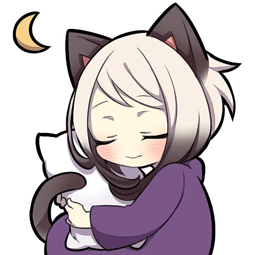 😴 Стикер «Сиамская кошечка» для Telegram