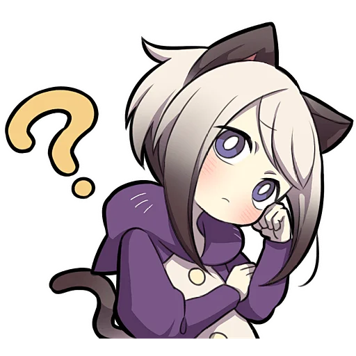 🤨 Стикер «Сиамская кошечка» для Telegram