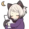 😴 Эмодзи «Сиамская кошечка» для Telegram