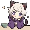 ☕️ Эмодзи «Сиамская кошечка» для Telegram