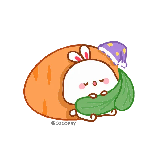 😴 Стикер «Lovely Tuji» для Telegram