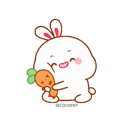 🤗 Стикер «Lovely Tuji» для Telegram