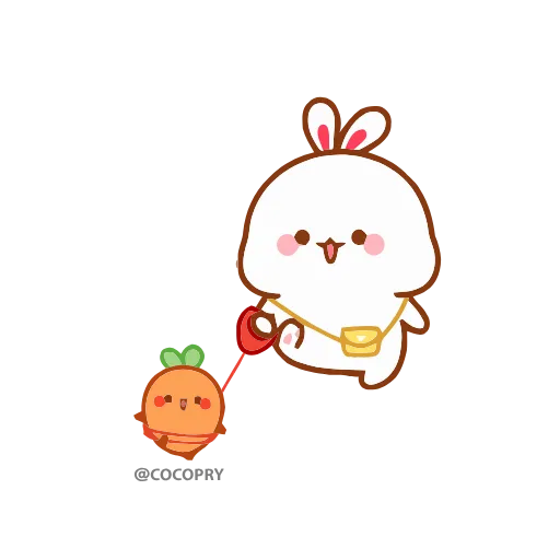 🚶‍♀️ Стикер «Lovely Tuji» для Telegram