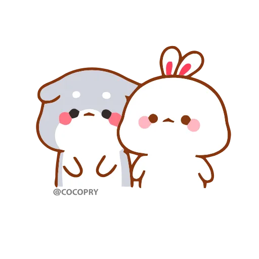 🤗 Стикер «Lovely Tuji» для Telegram