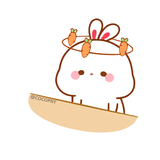 🥴 Стикер «Lovely Tuji» для Telegram