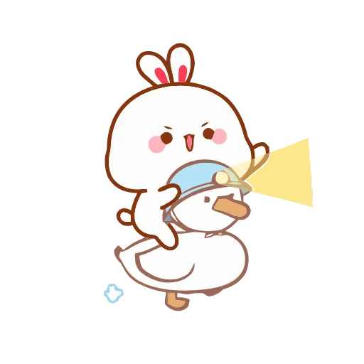🏃‍♀️ Стикер «Lovely Tuji» для Telegram