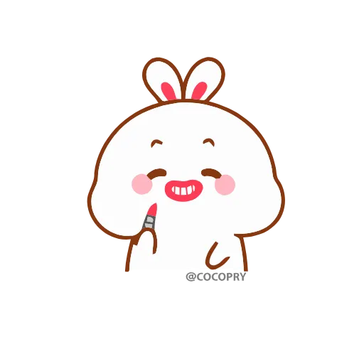 💋 Стикер «Lovely Tuji» для Telegram