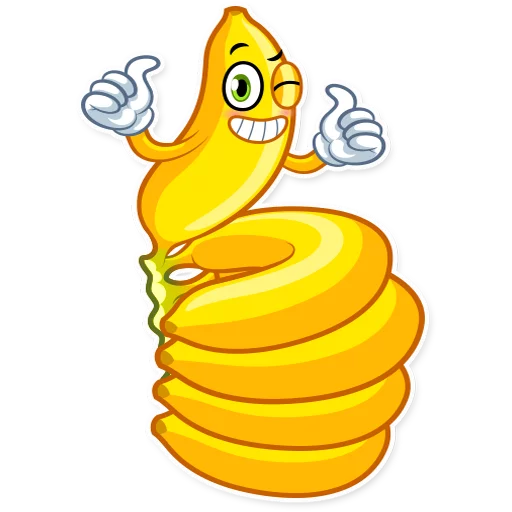 👍 Стикер «Lovely Banana» для Telegram