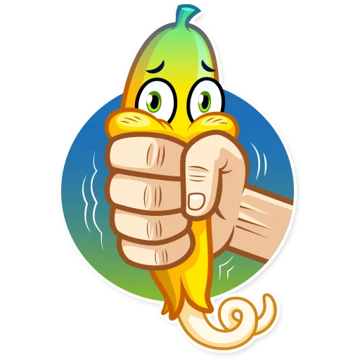 😱 Стикер «Lovely Banana» для Telegram