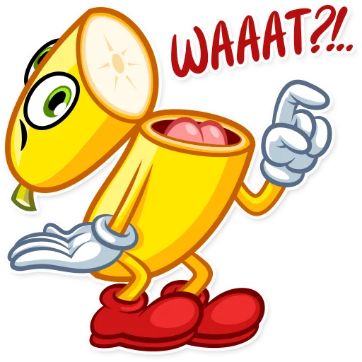 🤔 Стикер «Lovely Banana» для Telegram