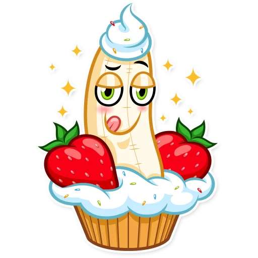 🍌 Стикер «Lovely Banana» для Telegram