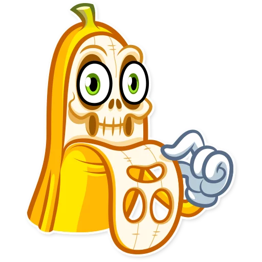 💀 Стикер «Lovely Banana» для Telegram