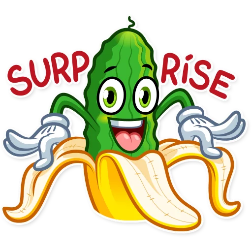 🙃 Стикер «Lovely Banana» для Telegram