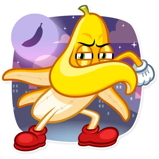 💪 Стикер «Lovely Banana» для Telegram