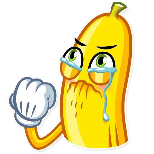 😢 Стикер «Lovely Banana» для Telegram