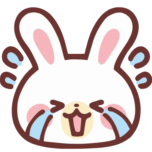 😭 Стикер «lovely bunny» для Telegram