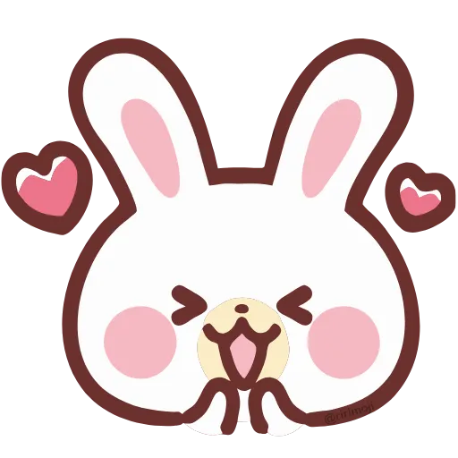 🥰 Стикер «lovely bunny» для Telegram