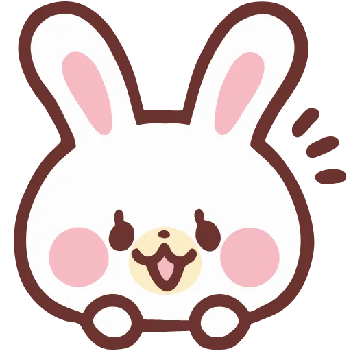 😀 Стикер «lovely bunny» для Telegram