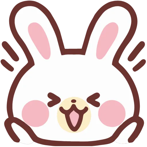 😆 Стикер «lovely bunny» для Telegram
