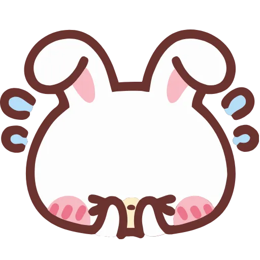 😅 Стикер «lovely bunny» для Telegram